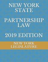 New York State Partnership Law 2019 Edition 1096179393 Book Cover