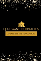 I Just Want To Drink Tea And Finish This Renovation: Handy Home Renovation Planner - Room By Room Organiser Including Idea/Vision Board, Sketch Layout Ideas, Interior Design Measurements/Ideas and Imp 1676227601 Book Cover