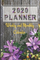 2020 Planner Weekly and Monthly Calendar: From Dec 30, 2019 to Jan 6, 2021, Weekly & Monthly Organizer, Daily Agenda, Year in Review (140 Pages, 6x 9)(Garden Flowers Cover) 1676241167 Book Cover