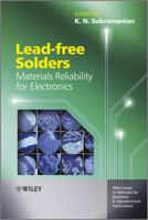 Lead-Free Solders: Materials Reliability for Electronics 0470971827 Book Cover