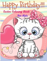 Easter Coloring Book For Kids: For Girls & Boys Aged 6-12 8.5 x 11 Inches ( Fun easter bunny Coloring Books For Kids )... B08YQCQNQR Book Cover