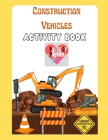 Construction Vehicles Activity Book B0BVCWTF5V Book Cover