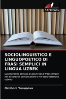 Sociolinguistico E Linguopoetico Di Frasi Semplici in Lingua Uzbek 6203140279 Book Cover