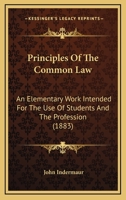 Principles of the Common Law 1363698737 Book Cover