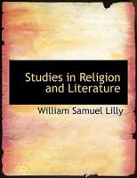 Studies in Religion and Literature 0548606889 Book Cover