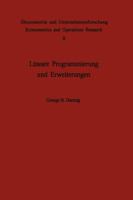 Lineare Programmierung Und Erweiterungen 3642873634 Book Cover
