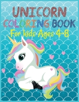 Unicorn coloring book for kids ages 4-8: A amazing cute Coloring Book with Magical Unicorns for kids . B084DFZKFH Book Cover