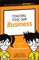 Starting Your Own Business: Become an Entrepreneur! 1119271649 Book Cover