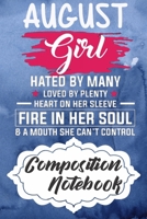 Composition Notebook: 110 Blank Lined Papers - 6x9 Personalized Customized Composition Notebook Journal Gift For Person Who Born In August 1678922137 Book Cover