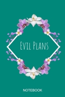 Evil Plans: a5 notebook, dotted, dot grid 120 pages 1670858529 Book Cover