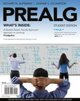 Prealg [with Review Cards and Mathematics Coursemate with eBook Printed Access Card] 0538735554 Book Cover