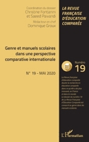 Genre et manuels scolaires dans une perspective comparative internationale (Éducation Comparée) (French Edition) 2343201781 Book Cover