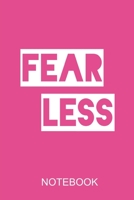 Fearless: a5 notebook, dotted, dot grid 120 pages 1088969801 Book Cover
