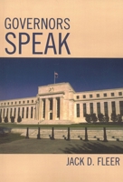 Governors Speak 0761835644 Book Cover