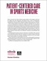 Patient-Centered Care in Sports Medicine 1718200358 Book Cover