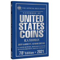 Handbook of United States Coins 2021 (Handbook of United States Coins (Blue Book) 0794848044 Book Cover