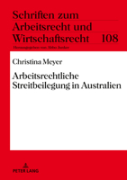 Arbeitsrechtliche Streitbeilegung in Australien 3631810229 Book Cover