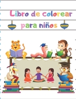 Libro de colorear para ni�os: Libro para colorear con divertidas, f�ciles y relajantes p�ginas para colorear para amantes de los animales 1710298367 Book Cover
