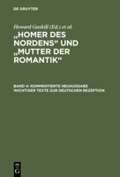 >Homer Des Nordens< Und >Mutter Der Romantik: Kommentierte Neuausgabe Wichtiger Texte Zur Deutschen Rezeption 3110179377 Book Cover