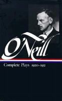Complete Plays, 1920–1931 0940450496 Book Cover