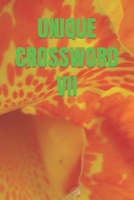 UNIQUE CROSSWORD VII B0BZFGHQLD Book Cover