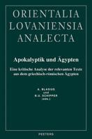 Apokalyptik Und Agypten: Eine Kritische Analyse Der Relevanten Texte Aus Dem Griechisch-Romischen Agypten 9042911131 Book Cover