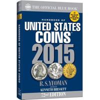 The Official Blue Book: A Handbook of U.S. Coins 2013 (Handbook of United States Coins 0794842240 Book Cover