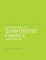 Introduction to Quantitative Finance, Student Solutions Manual: A Math Tool Kit 0262514346 Book Cover