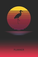 Planner: Personal Training 2 Year Weekly Planning Organizer 2020 - 2021 Retro Vintage Vaporwave Sunset Cover January 20 - December 21 Writing Notebook Productive Datebook Calendar Schedule Plan Days,  1702359530 Book Cover