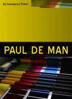 Paul de Man 0745631843 Book Cover