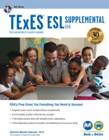 TExES ESL Supplemental (154), 2nd Ed., Book + Online 0738612677 Book Cover