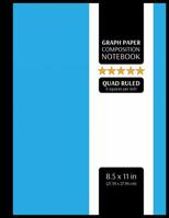 Graph Paper Composition Notebook: Graphing Paper, 4x4 Quad Ruled, 4 Squares Per Inch (Large, 8.5x11 in.) 1082224391 Book Cover