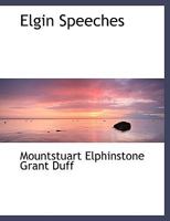 Elgin Speeches 1115509861 Book Cover