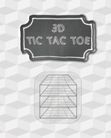 3D Tic Tac Toe: Creative Thinking Game For Teens And Adults 1699255954 Book Cover