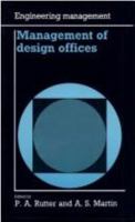 Management of Design Offices (Construction Management Series) 0727713833 Book Cover