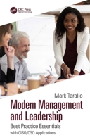 Modern Management and Leadership: Best Practice Essentials with Ciso/Cso Applications 1032039795 Book Cover