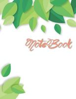 Notebook: Green nature (8.5x11 lnches) 1096352508 Book Cover