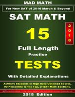 2018 New SAT Math 15 Tests 1978407874 Book Cover