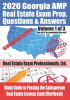 2020 Georgia AMP Real Estate Exam Prep Questions and Answers: Study Guide to Passing the Salesperson Real Estate License Exam Effortlessly 1707959013 Book Cover
