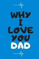 Why I Love You Dad Journal: Gift for Dad : 120 Pages 6 X 9 1677351217 Book Cover