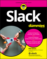 Slack for Dummies 1119669502 Book Cover