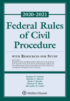 Federal Rules of Civil Procedure with Resources for Study: 2020-2021 Statutory Supplement 1543820476 Book Cover