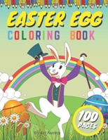 Easter Egg Coloring Book: For Kids Toddlers & Preschoolers Ages 1-4 B08XNBYDJV Book Cover