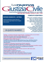 La Nuova Giustizia Civile (Numero 3/2015) 8898212917 Book Cover