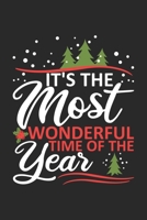 Most Wonderful Time Of The Year: Graph Paper Journal 6x9 inches with 120 Christmas Time Notebook 1710256397 Book Cover