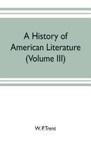 A history of American literature 9353703077 Book Cover