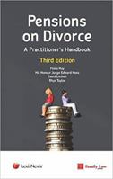 Pensions on Divorce: A Practitioner's Handbook Third Edition: Third Edition 1474310567 Book Cover