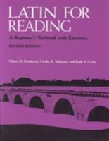 Latin for Reading: A Beginner's Textbook with Exercises 0472080644 Book Cover