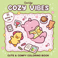 Cozy Vibes (Cozy Spaces Coloring) B0FJ1TTXCM Book Cover