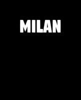 Milan: A Home Design decorative book for coffee tables, shelves, end tables, and interior design styling - Housewarming Gift Decorum - stack decor books together to create a custom look to any room in 1655252542 Book Cover